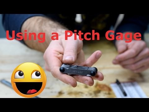 How to use a Pitch Gage!