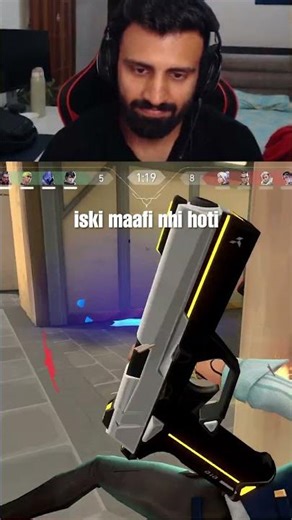 iski maafi nhi hoti #gamingshorts #valorantclutchmoments #valorant #valorantclips