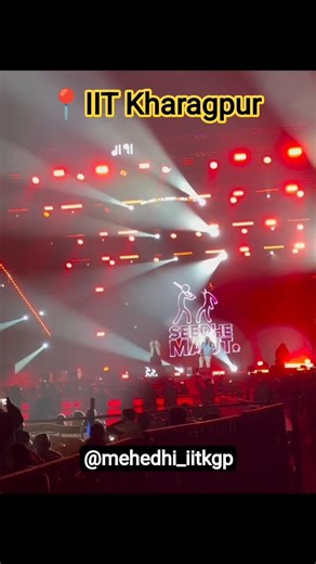 Seedhe Maut in IIT KGP 🤩#iit #jee #iitkharagpur #iitian #jeemains #jee2026 #springfest #pw #shorts