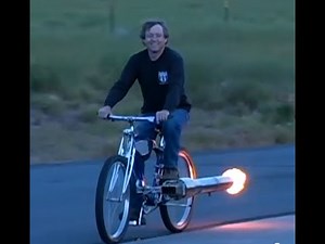 Home made jet bike doing 50MPH Robert Maddox