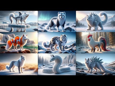 Incredible Animal Fusion Hybrids | Arctic Fox Fused with 80+ Creatures!