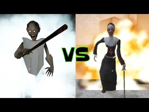 Granny's Freeze Trap vs Evil Nun's Explosive Trap