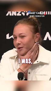 Tennis player Amanda Anisimova shuts down reporter's politically motivated question