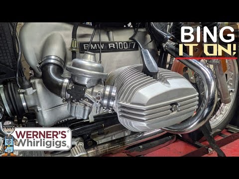 BMW Airhead running rough? Troubleshooting Bing carbs in a BMW R100/7 Motorcycle