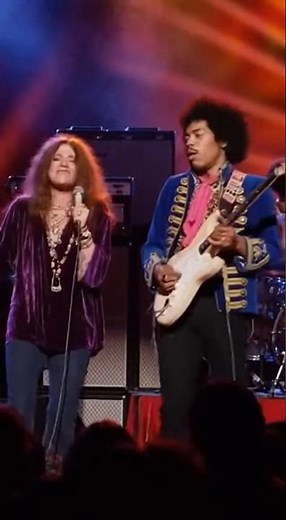Janis Joplin & Jimi Hendrix Performs On Stage