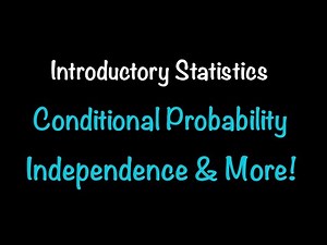 Intro Stats: Contingency Tables; Conditional Probability; Mult Rule; Independence (4.4-4.6)