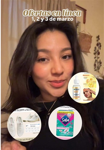 Ofertas de principio de marzo en Amazon y Mercado Libre ✨ Serum Garnier Express Aclara, Tenis Nike Free Metcon y toallas sanitarias Saba en oferta 🥳 Envíaselo a alguien que le pueda servir antes que se agoten 🤗 #chicas #ofertas #descuentos #cuidadopersonal #paratii afiliado
