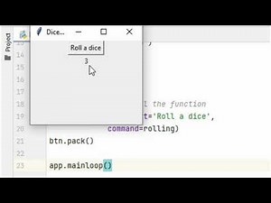 Pyton Tkinker Basic Roll Dice