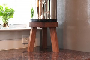 Tall Wood Stand 9" Height Berkey Water Filter Compatible - Etsy