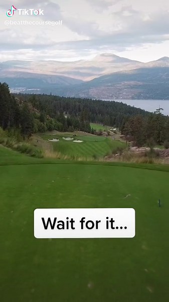 Predator Ridge Resort. Hole 6 - The Ridge. #drone #golf #fyp