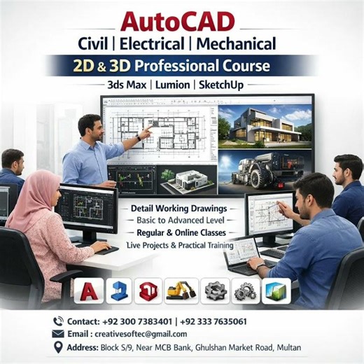 AutoCAD & Revit Professional Course – Limited Seats Available!