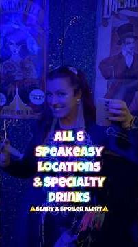 💀All 6 Speakeasy Locations & Signature Drinks at Howl-O-Scream San Diego💀