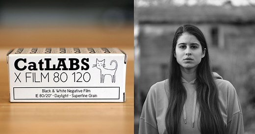 CatLABS X FILM 80 is a New B&W Negative Film