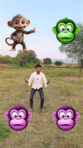 bandar mama aaye 😉 bandar video | monkey | cat | dog | elephant |#bandar #vfx #viralvideo