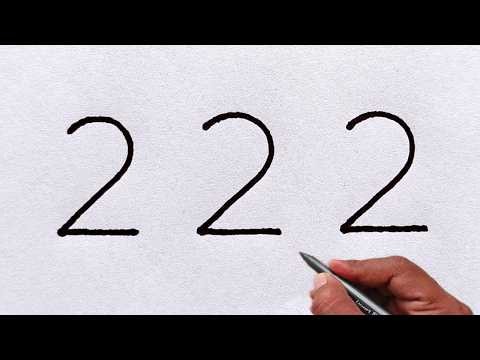 Turn 222 into a Cute Dog Drawing | Creative Number Drawing