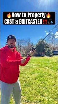 How to Properly Cast a Baitcaster‼️🎣