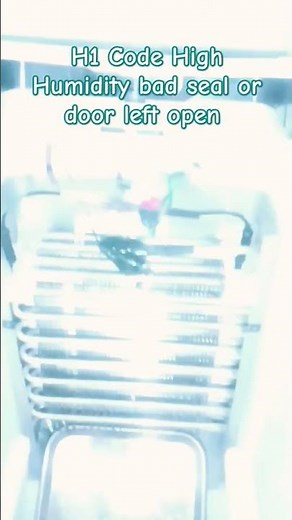 Frigidaire H1 Code freezer side in humid areas. #H1Code #frigidaire #frigidaireh1 #freezerquit