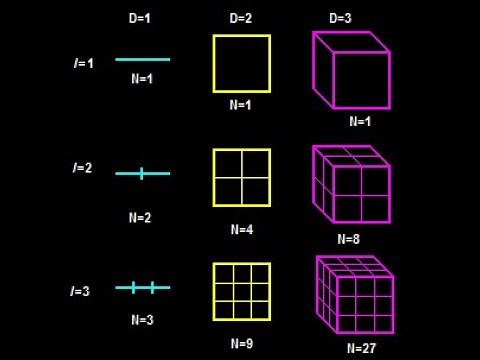 Fractales: Dimensión fractal