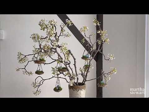 Easter Tree of Eggs #StayHome #WithMe - Martha Stewart