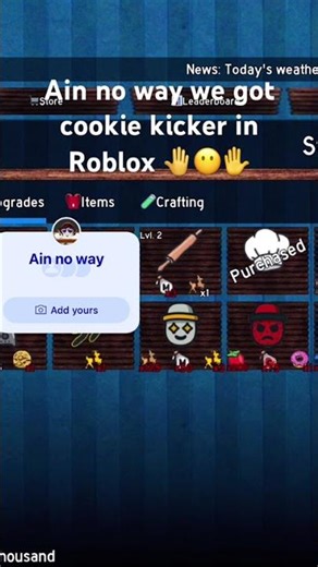 How cookie clicker in Roblox