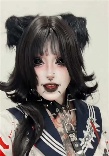 boo👻 #gothic #piercing #goth #s #mommy