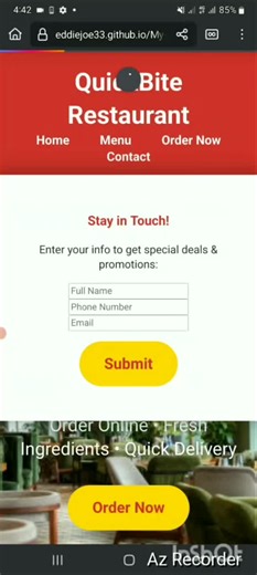 Built a professional automation demo website 🚀Generates leads instantly.DM me for websites, automation & YouTube channel setup.#technigeria #busines