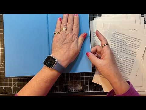 Craft with Me - Beginning a Christmas Altered Book - 2021!