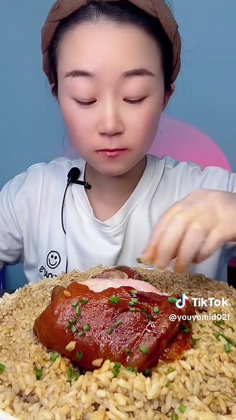 Big stomach challenge # elbow rice # skin hot rice # good smell