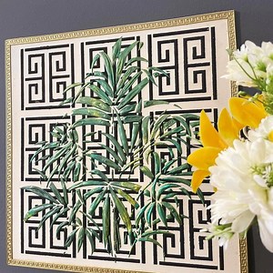 Greek Maze Stencil – Reusable Geometric Design, 19" X 19" - Etsy Australia