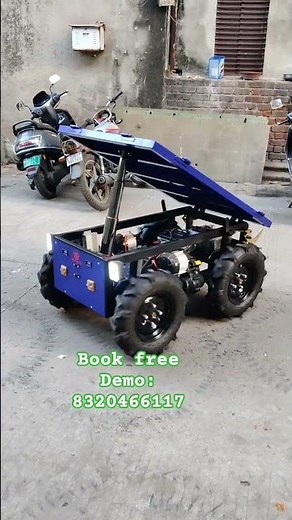 Smart battery operated electric Cargo trolley for Construction, industrial and agricultural vehicle