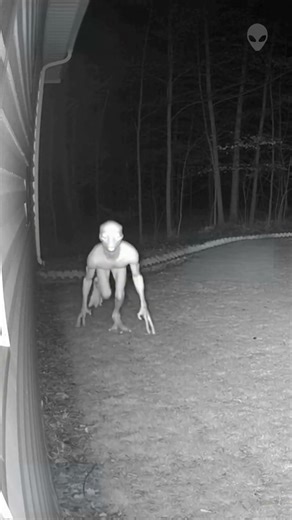 👀🟢 Night Vision SHOCK: Night Vision Camera Spots STRANGE Humanoid Creature Near Our House!