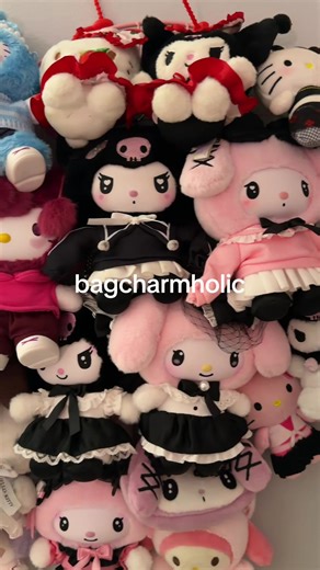 never too many 💋 #bagcharm #plushies #sanrio #blindbox #hellokitty | hello kitty plushies