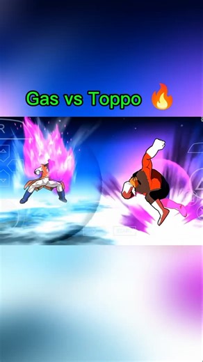 GAS VS TOPPO 🔥 DBZ SHIN BUDOKAI PSP GAMEPLAY #shorts #ytshorts #pspgameplay