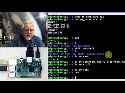 Raspberry Pi Linux LESSON 6: Moving, Copying and Deleting Files and Folders
