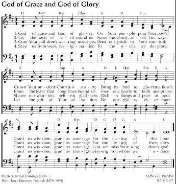 God of Grace and God of Glory - SONG OF PRAISE