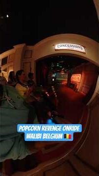 Popcorn Revenge Onride Walibi Belgium 🎢 🇧🇪 #Popcorn #revenge #walibi #ride #viral #themepark #fyp