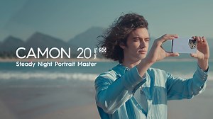 Introducing #CAMON20Series to you! Be a #SteadyNightPortraitMaster to capture all your emotions in motion. | TECNO Mobile