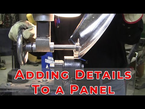 Metal Shaping for Beginners: Adding details to a panel