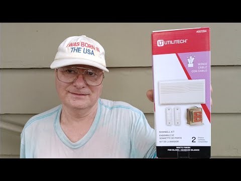 Complete door bell system replacement how to do it using (UTILITECH item #0072914 model #UT-27103)