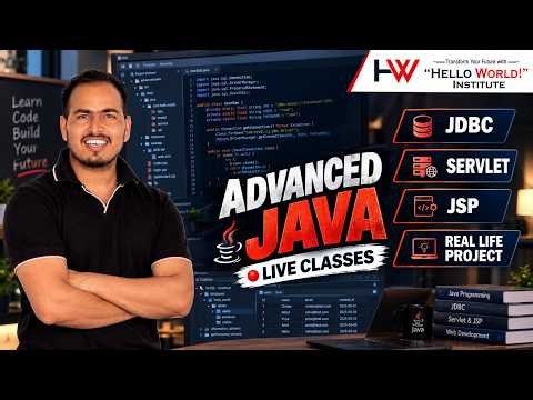 advanced java live coding ( JDBC in advanced java )