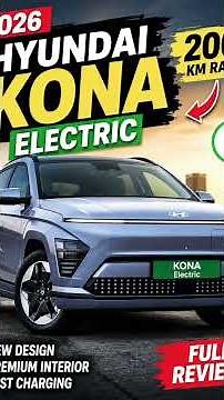 🔥 2026 Hyundai Kona Electric Review – Shocking Range, Features & Price Revealed! ⚡🚗 #konaelectric