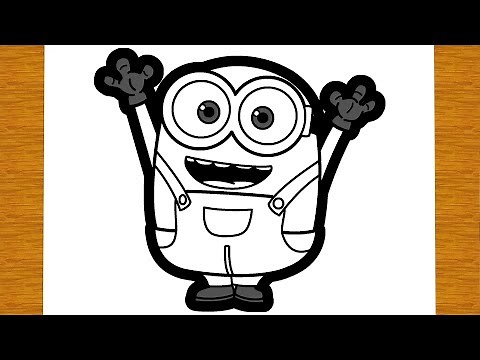 COMMENT DESSINER UN MINION | Dessins faciles