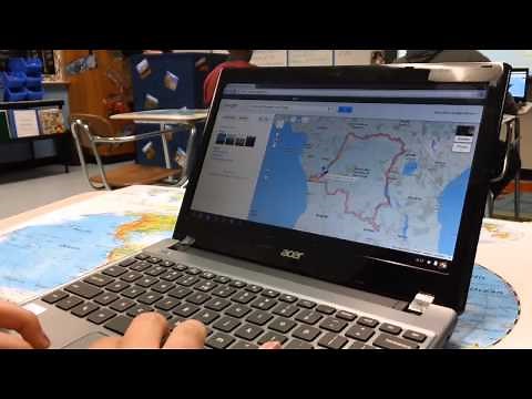 Sterling High School - Creating a Google Map in Geography