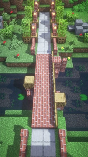 Minecraft | How to Build a Bridge #minecraft #howtobuild #minecraftbuilding