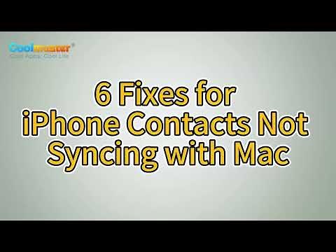 iPhone Contacts Not Syncing to Mac? Fix It With 6 Simple Tricks