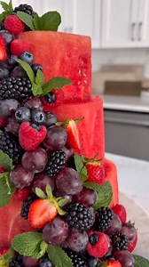 8.5M views · 93K reactions | This viral Watermelon Cake is one of my...