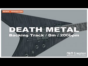 Fast Melodic Death Metal Backing Track in Dm | BT-028