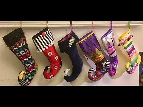 Elf Christmas stocking tutorial (Free pattern)