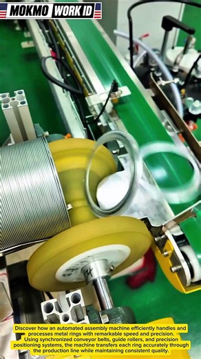 High-Speed Metal Ring Assembly Machine | Precision Factory Automation