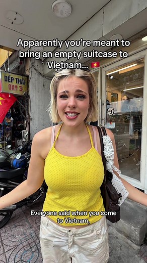 Fill a Suitcase Shopping in Vietnam: suitcase challenge